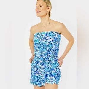 Lilly Pulitzer Strapless Romper